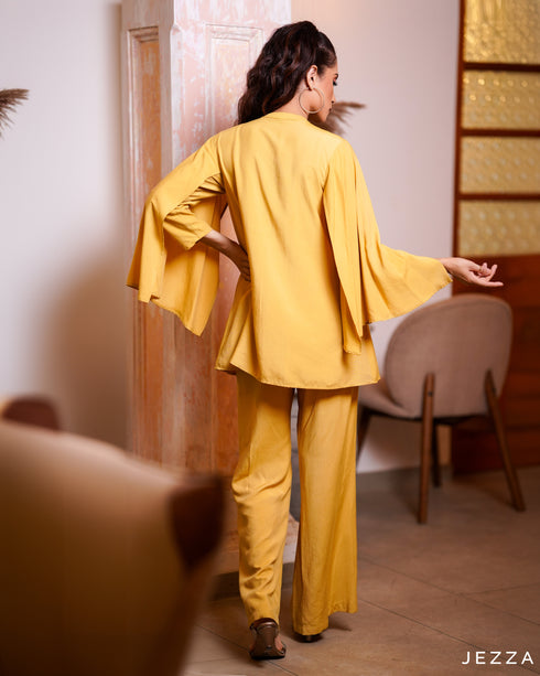 Top with Decorative Sleeve & Matching Pant Set 56563/57623